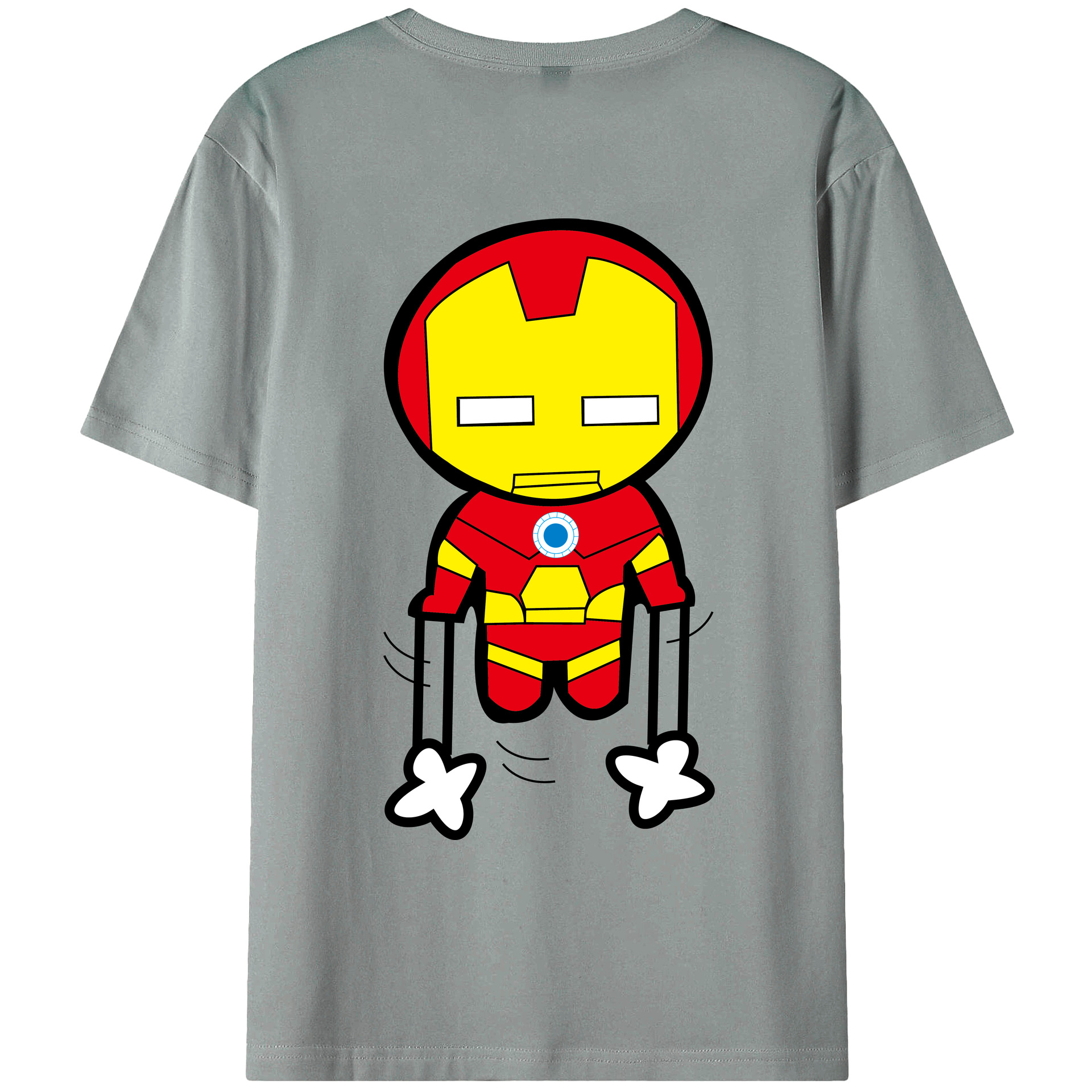 （画像用） アベンジャーズ The Avengers 綿100％ メンズ半袖Tシャツ（バックプリント） 通気性